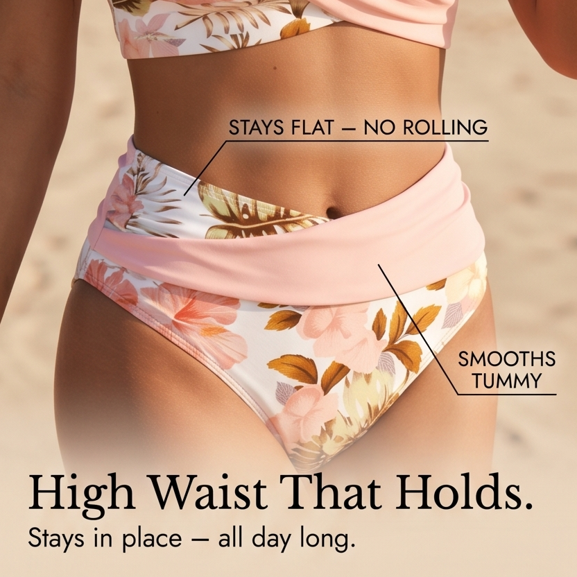 Marivela – Tummy-Flattering Wrap Bikini Set