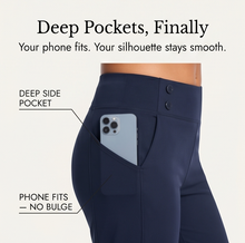 Marivella – Women's High-Waist Stretch Capri Pants