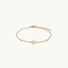 Marquise Clover Solitaire Bracelet