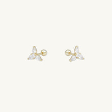 Marquise Lotus Barbell Cartilage Earrings