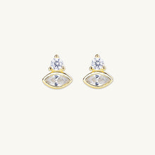 Marquise Sapphire Stud Earrings