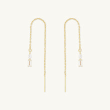 Marquise Sapphire Threader Earrings