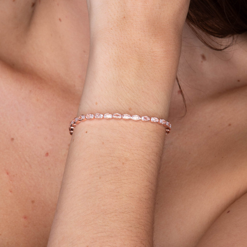 Marquise Tennis Zirconia Bracelet