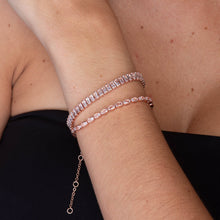 Mason Baguette Tennis Zirconia Bracelet