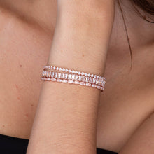 Mason Baguette Tennis Zirconia Bracelet