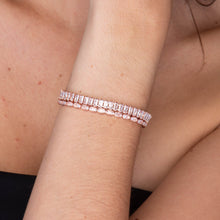 Mason Baguette Tennis Zirconia Bracelet