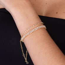 Mason Baguette Tennis Zirconia Bracelet