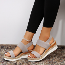 Anna Platform Sandals Women – Elastic Straps & Comfortable Summer Sandals with Stylish Look