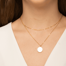 Medallion Coin Engraved Personalised Necklace