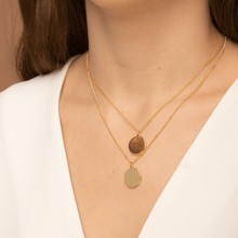 Medallion Coin Engraved Personalised Necklace
