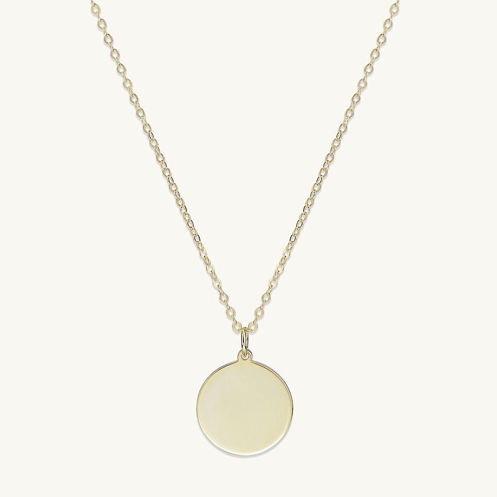 Medallion Coin Pendant Necklace