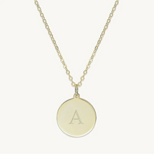 Medallion Coin Engraved Personalised Necklace