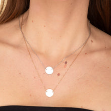 Medallion Disc Engraved Personalised Necklace