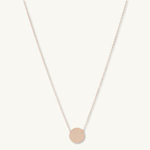 Medallion Disc Engraved Personalised Necklace