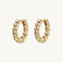 Mini Croissant Huggie Earrings