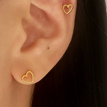Mini Heart Stud Earrings
