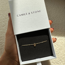 Mini Padlock Initial Letter Bracelet