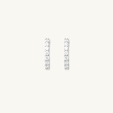 Mini Sapphire Huggie Earrings