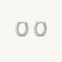 Mini Sapphire Huggie Earrings