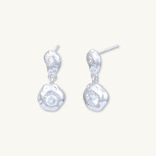 Molten Drop Sapphire Stud Earrings