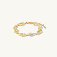 Molten Oval Chain Bracelet