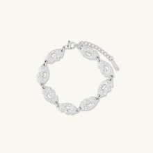 Molten Oval Chain Bracelet