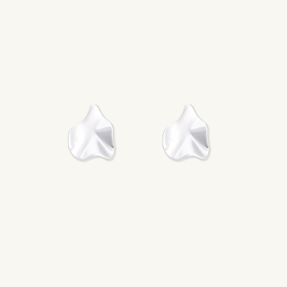 Molten Textured Stud Earrings