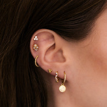 Moonlight Huggie Hoop Earrings