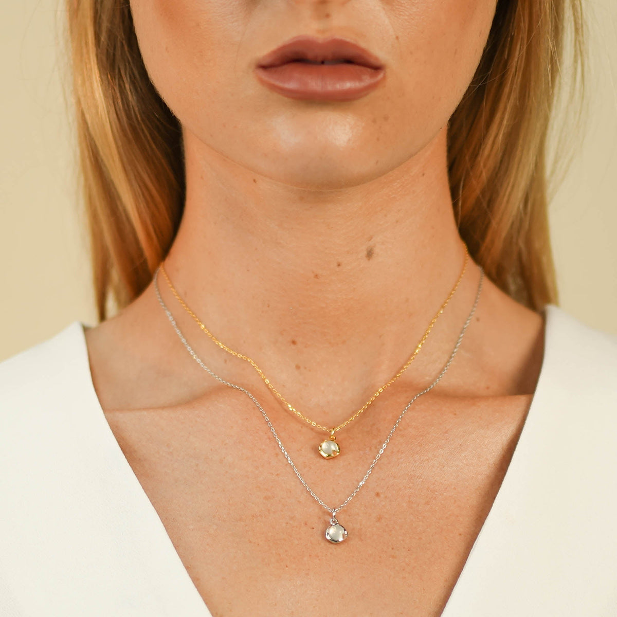 Moonstone Pendant Necklace