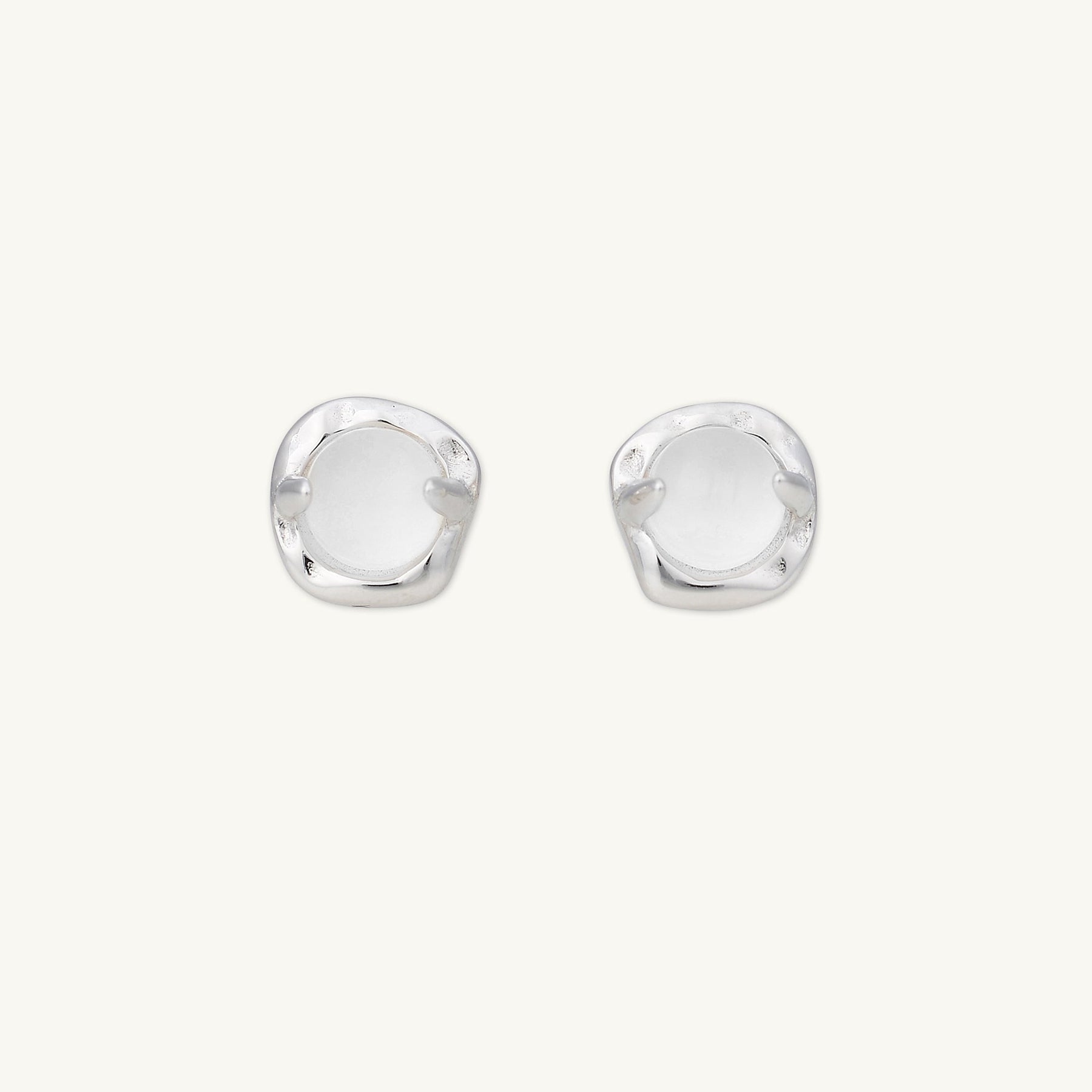 Moonstone Stud Earrings