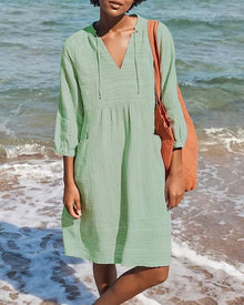 Elanora Robe Chemise Femme – Lightweight Dress with Casual Cut and Breathable Comfort for Summer