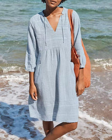 Elanora Robe Chemise Femme – Lightweight Dress with Casual Cut and Breathable Comfort for Summer