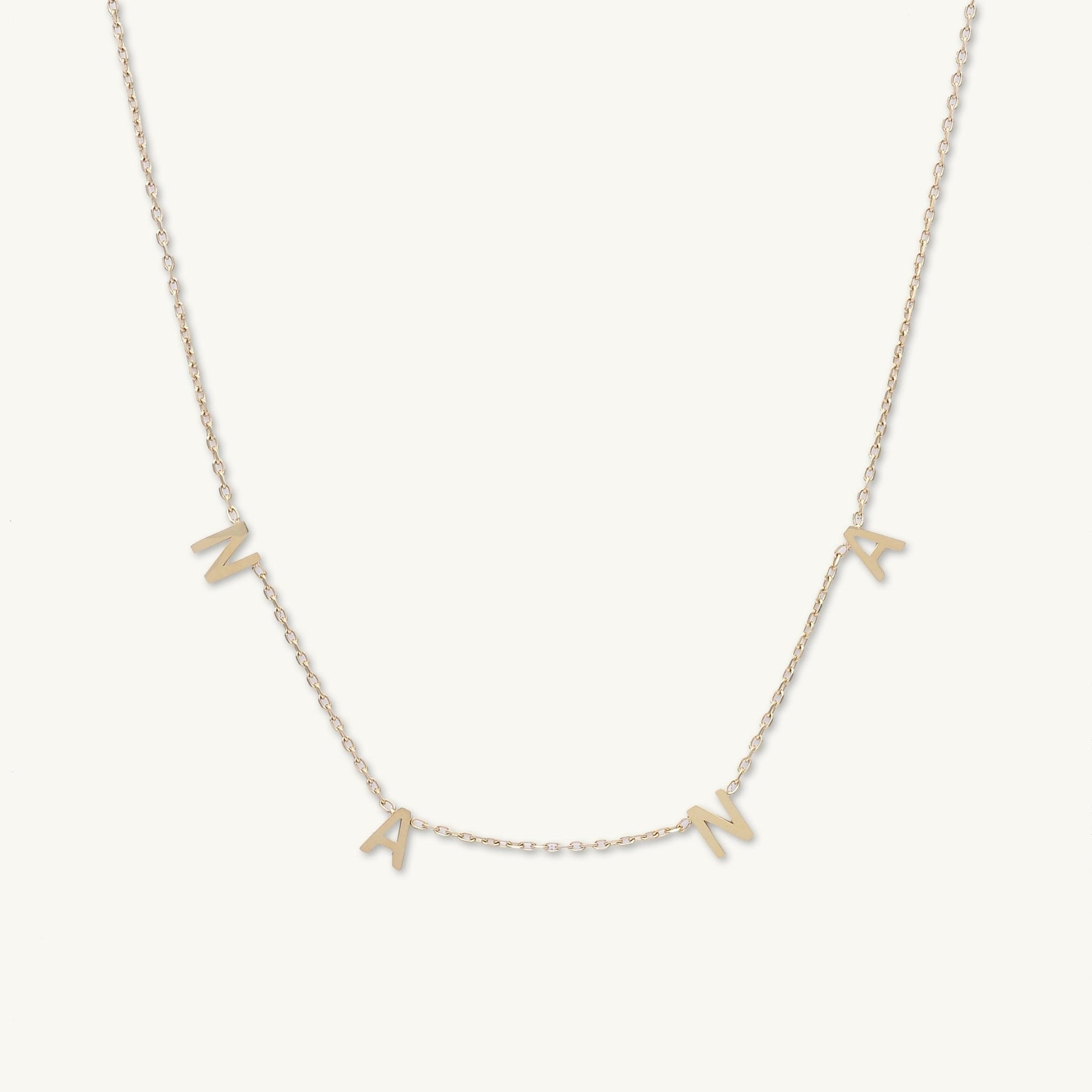 NANA Letter Chain Necklace