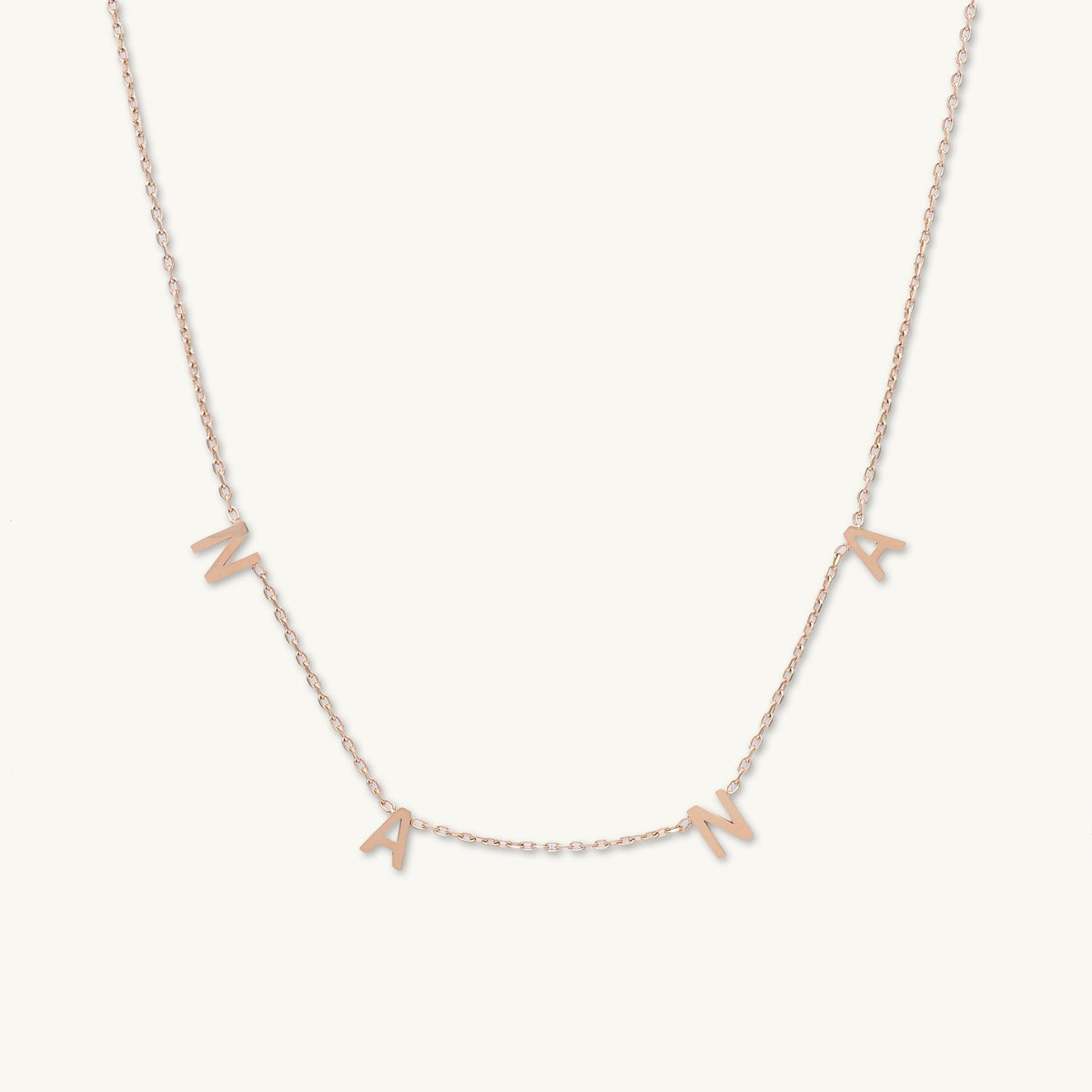 NANA Letter Chain Necklace