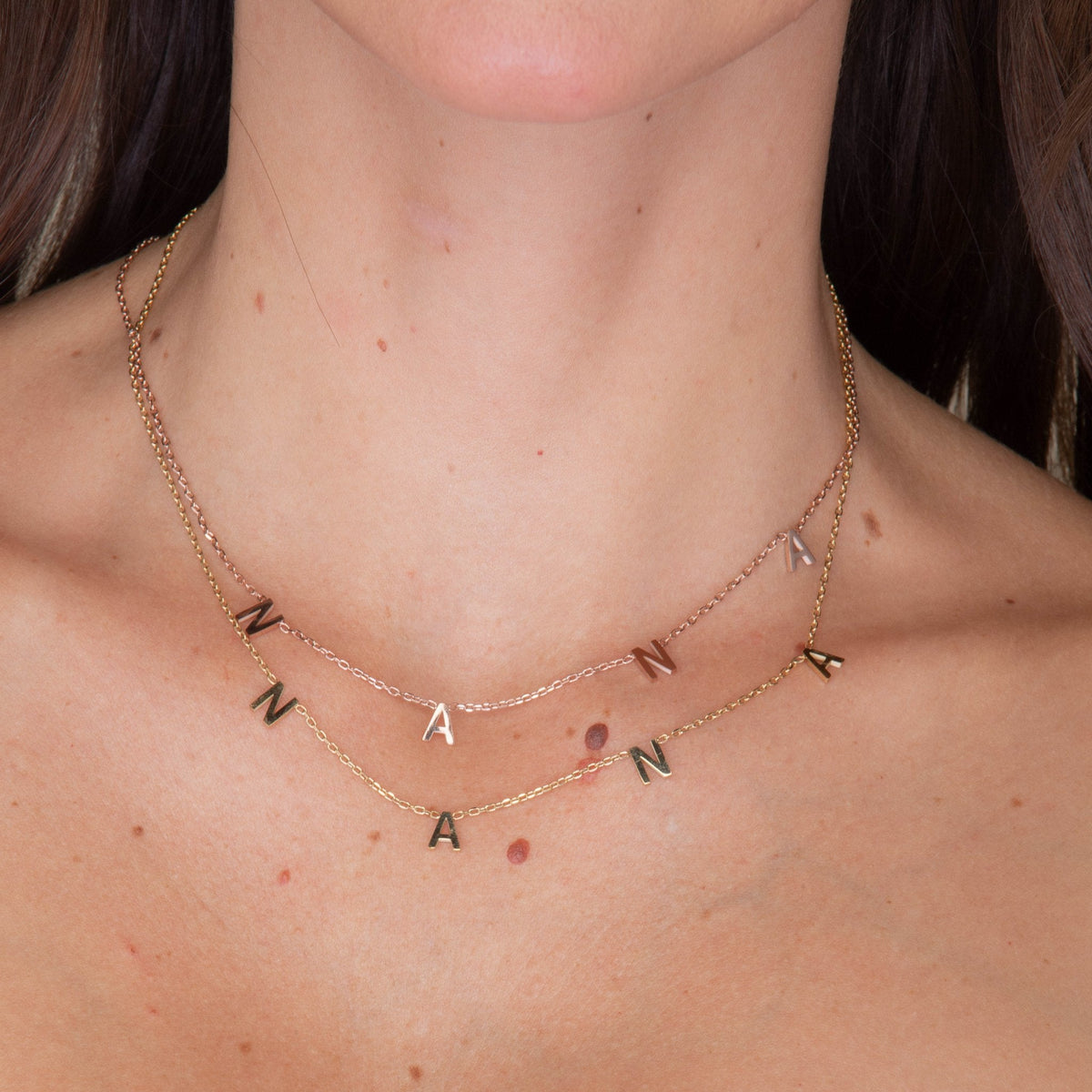 NANA Letter Chain Necklace