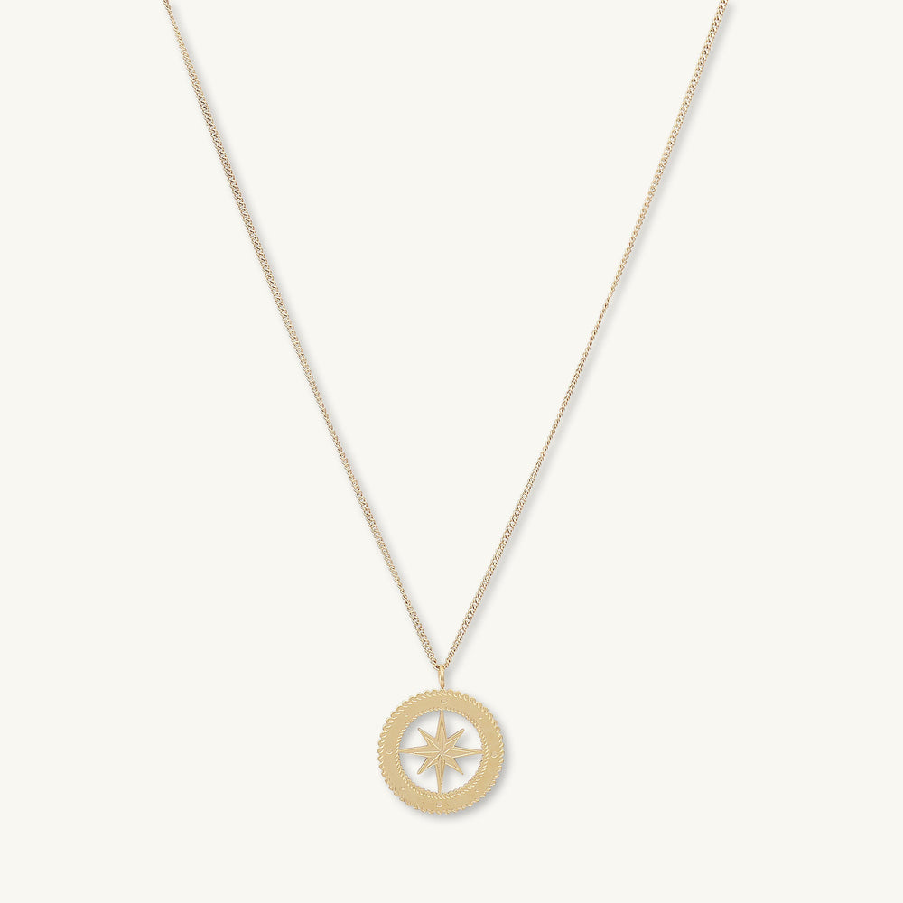 North Star Compass Necklace