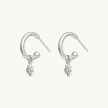 North Star Dangle Molten Huggie Earrings