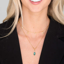 North Star Dangling Sapphire Necklace