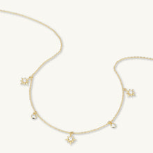 North Star Dangling Sapphire Necklace