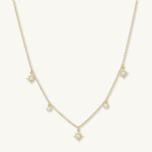 North Star Dangling Sapphire Necklace