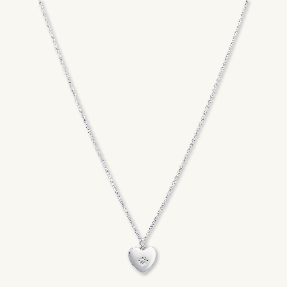 North Star Heart Necklace