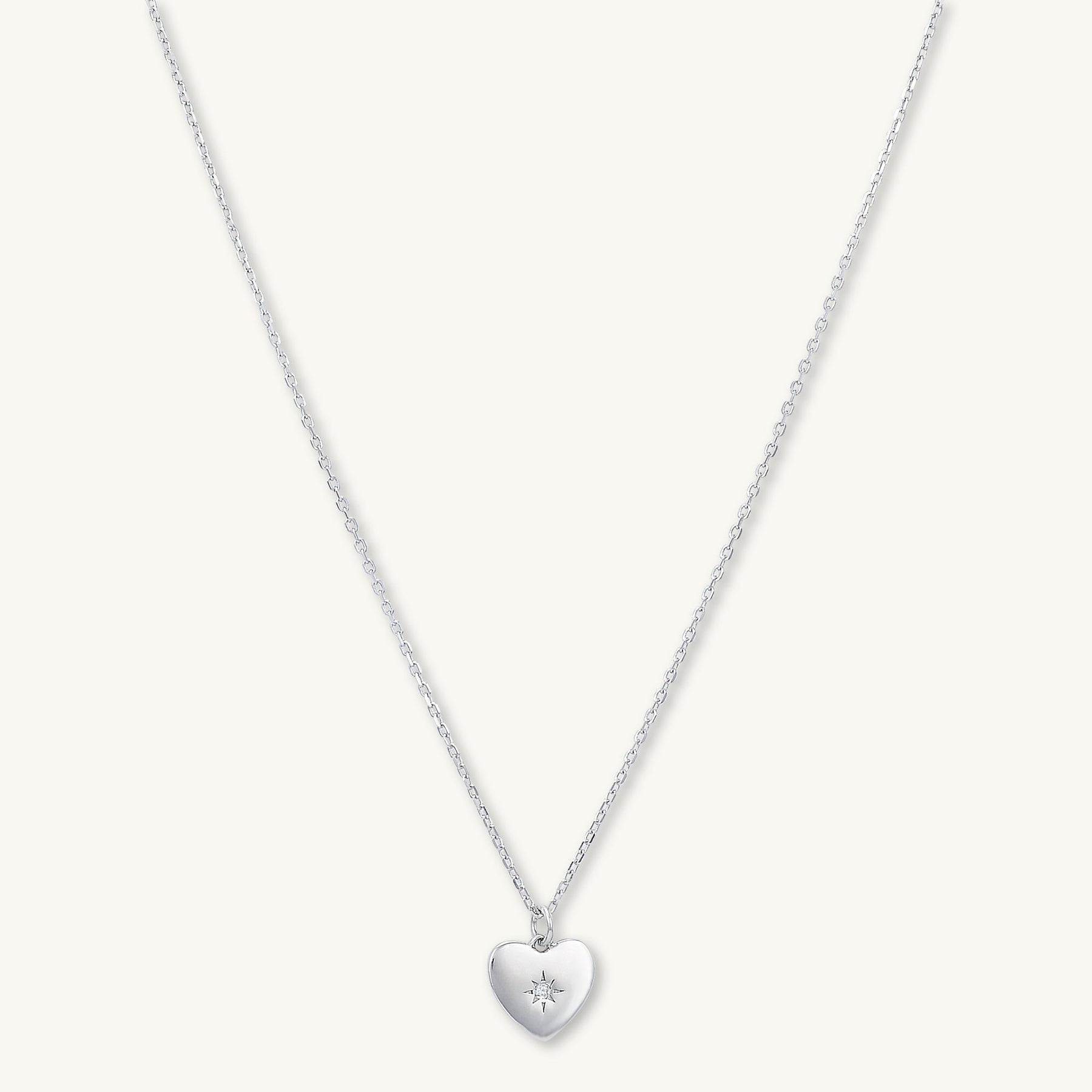 North Star Heart Necklace