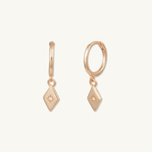 North Star Huggie Hoop Earrings