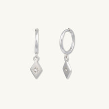 North Star Huggie Hoop Earrings