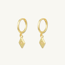 North Star Huggie Hoop Earrings
