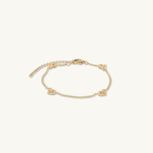 North Star Love Heart Station Bracelet