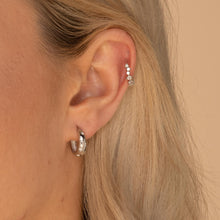 North Star Thick Sapphire Huggie Earrings