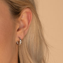 North Star Thick Sapphire Huggie Earrings