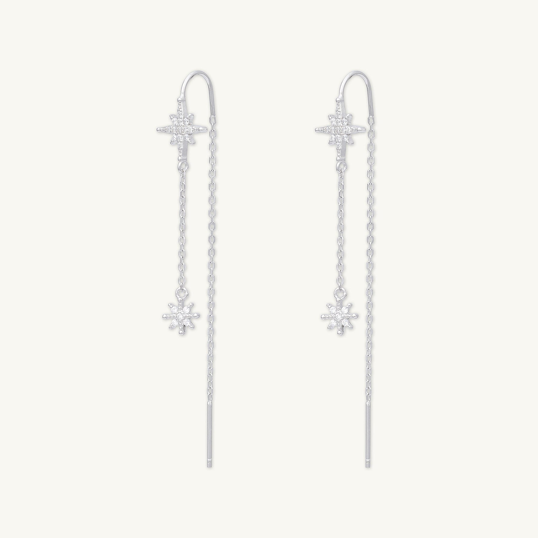 North Star Threader Earrings