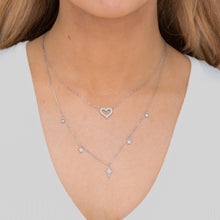 Open Heart Chain Necklace